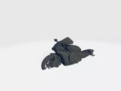 Yamaha R1 Half Free 3D print model