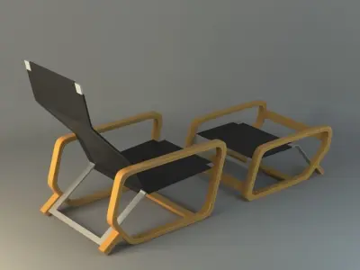 Toro Lounge Chair 3D model