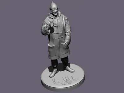 Ken Miles Statue 3D print model