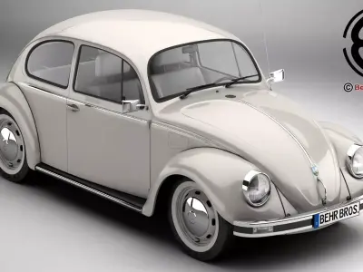 Volkswagen Beetle 2003 Ultima Edicion 3D model