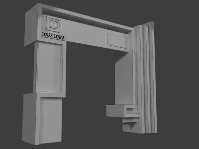 Fair Gate exhibition Event a442c 3D model