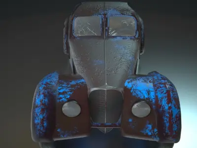 Bugatti type 57  special edited 3D model