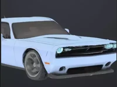 High quality and detailed Dodge challenger model 3D model