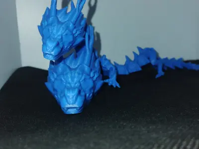 Majestic Eastern Dragon  Articulated Flexi Free 3D print model