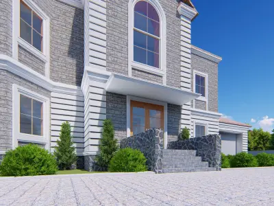 European House 3D model