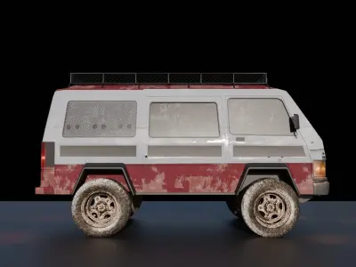 4 X 4 van 3D model
