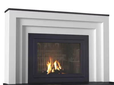 Beautiful Fireplace modern ArtDeco 3D model
