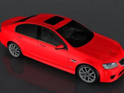 Pontiac G8 GXP Low-poly 3D model