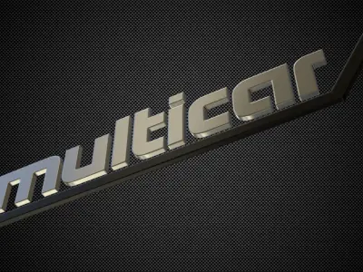 multicar logo 3D model