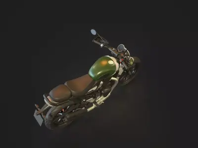 Base model Triumph Scrambler 400 X 2024 3D model