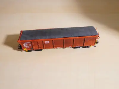 Pre supported H0 1-87 scale Tamns 895 freight car 3D print model