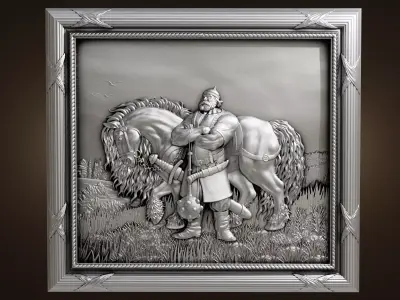 Ancient hero 3D print model