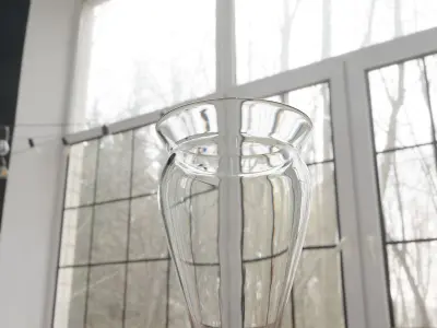 Low-Poly Glass Vase 3D Model Low-poly 3D model
