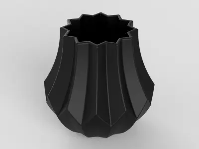 Flower Vase 3D print model get
