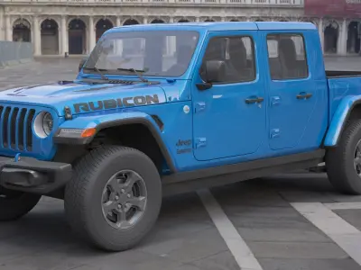 Jeep Gladiator Rubicon 3D model by Mavi3D
