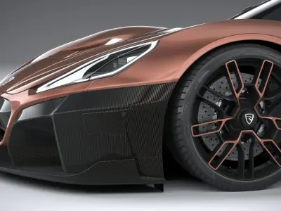 Rimac Nevera 15th Anniversary Edition 2024 3D model