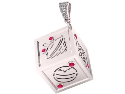 KIDS TOY DESIGN BOX PENDANT 3D PRINTABLE MODEL  3D print model