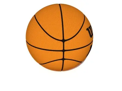 wilson basketball Free low-poly 3D model