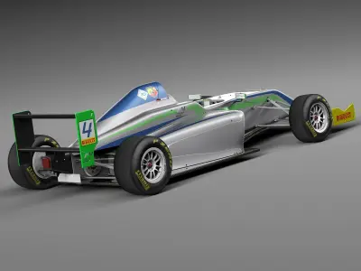 Formula 4 Tatuus 2014 3D model