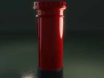 Post Box 3D model