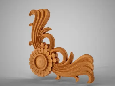 Corner Ornamental 3D print model