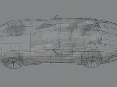 Mercedes Maybach 6 Low-poly 3D model