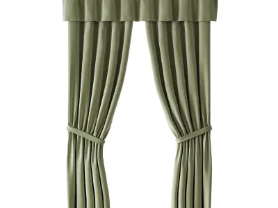 Curtains 05 3D model