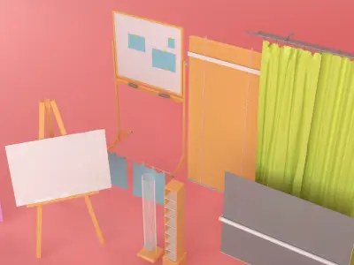 House Decoration Pack 3D model