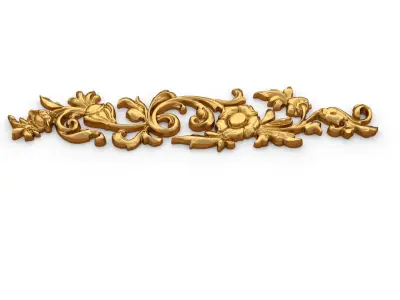 Classic decor ornament 315 3D model