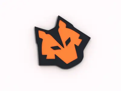 Symbol Fox 3D print model