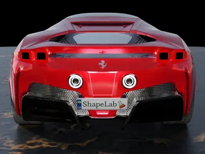 Ferrari SF90 3D model 3D model