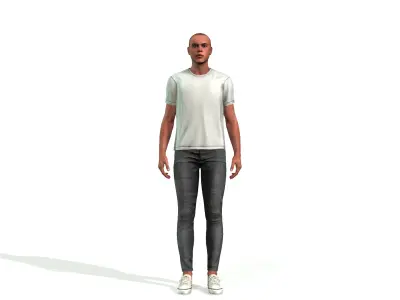 3d model of a man 3D model