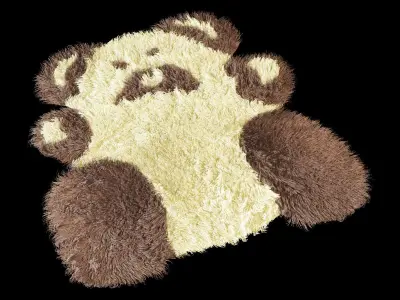 Bear carpet 3D model