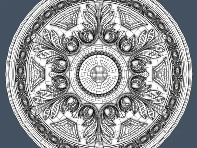 Ceiling Medallion 3D model