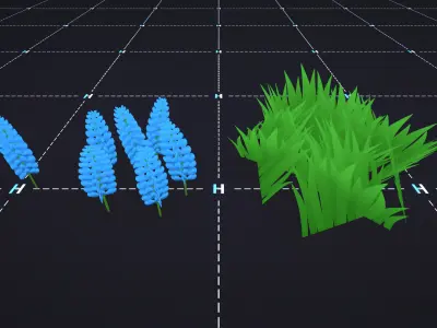 Mountain - Stylized Fantasy Environment Free low-poly 3D model