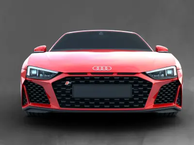 Audi R8 Low-poly 3D model