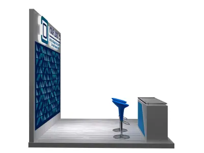 Booth Exhibition Stand a623g 3D model