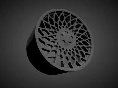 Stuttgart STX scalable and Printable rim 3D print model