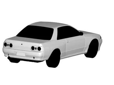 Nissan Skyline 3D model by japan-car