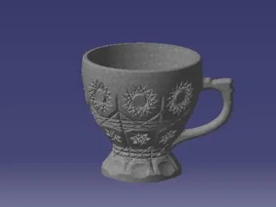 pk cup for print or produce 3D model