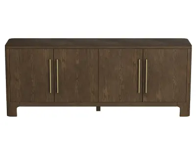 Leonora Media Console Westelm 3D model