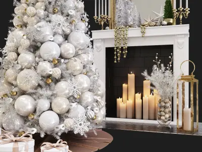 Christmas Decorative set sk 2  3D model