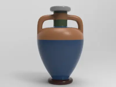 Lio Vase Low-poly 3D model