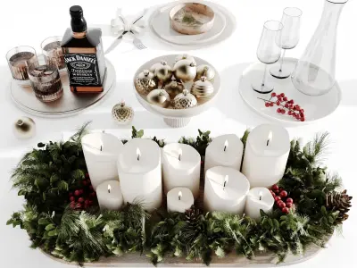 Tableware set 038 3D model