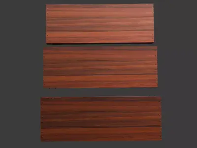 Set of 3 Plant Stand Benches Free 3D model