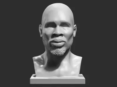 human head modern sculpture 3d print model 85 3D print model