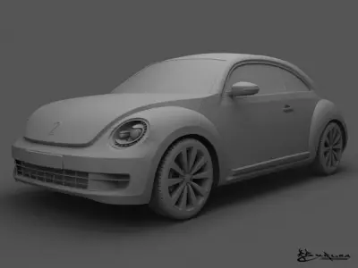 Volkswagen Beetle 2012 3D model