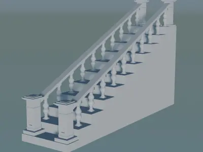 Staircase 3D print model
