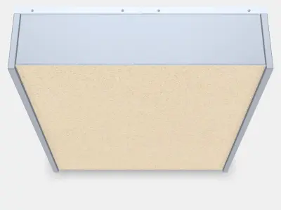 ENHET Mirror cabinet with 2 doors 1 Low-poly 3D model