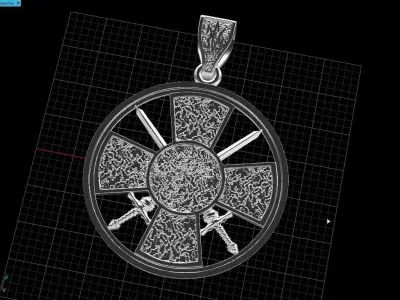 Ukranian Army Emblems 3D print model